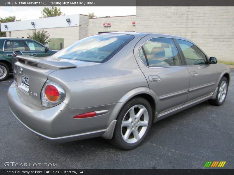 Sterling Mist Metallic / Black 2002 Nissan Maxima SE