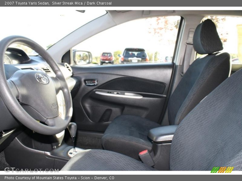 Silver Streak Mica / Dark Charcoal 2007 Toyota Yaris Sedan