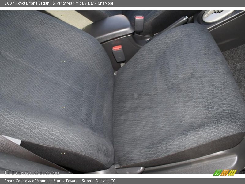 Silver Streak Mica / Dark Charcoal 2007 Toyota Yaris Sedan