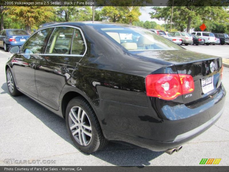 Black / Pure Beige 2006 Volkswagen Jetta 2.5 Sedan