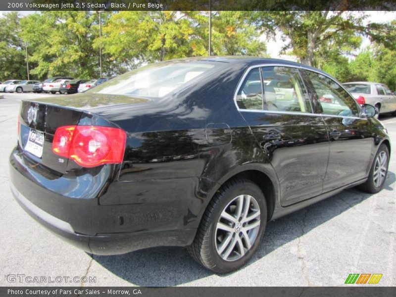 Black / Pure Beige 2006 Volkswagen Jetta 2.5 Sedan