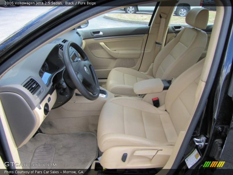Black / Pure Beige 2006 Volkswagen Jetta 2.5 Sedan