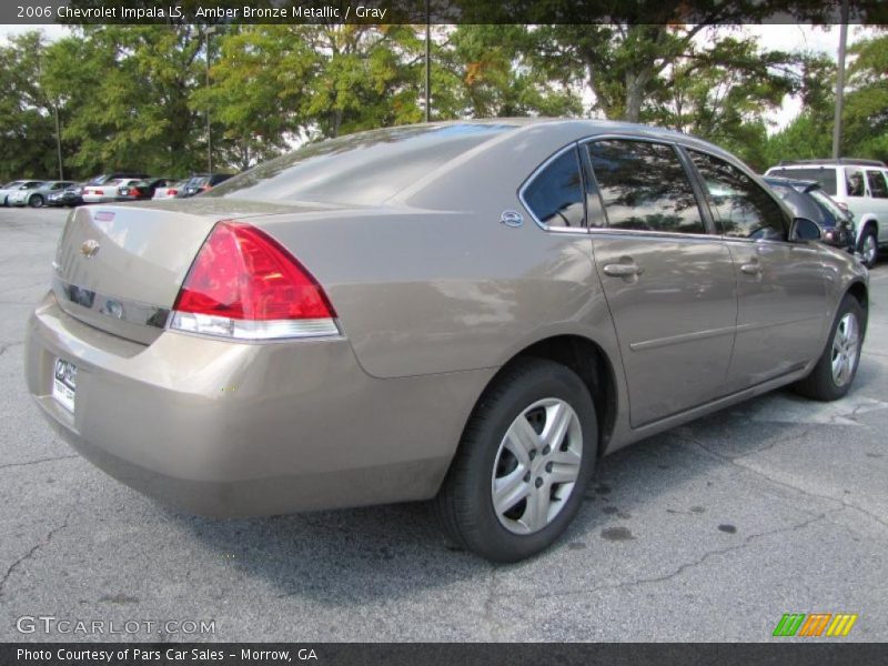Amber Bronze Metallic / Gray 2006 Chevrolet Impala LS