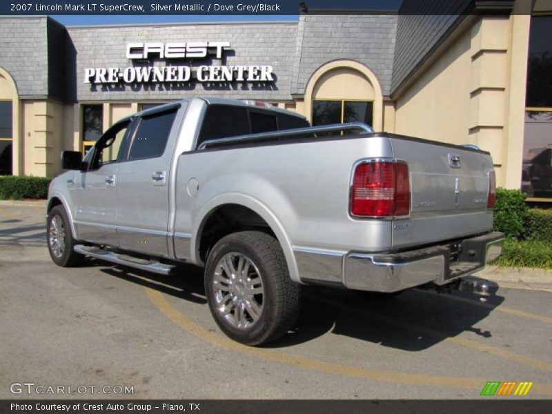 Silver Metallic / Dove Grey/Black 2007 Lincoln Mark LT SuperCrew