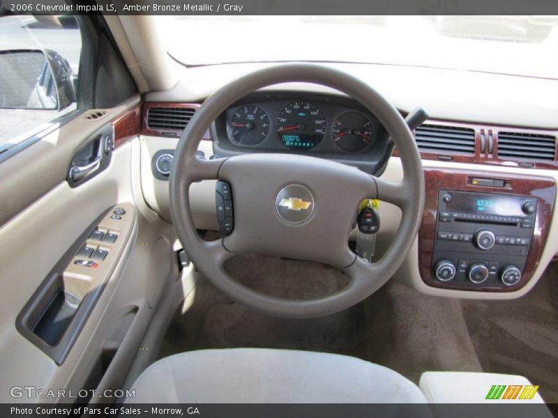 Amber Bronze Metallic / Gray 2006 Chevrolet Impala LS