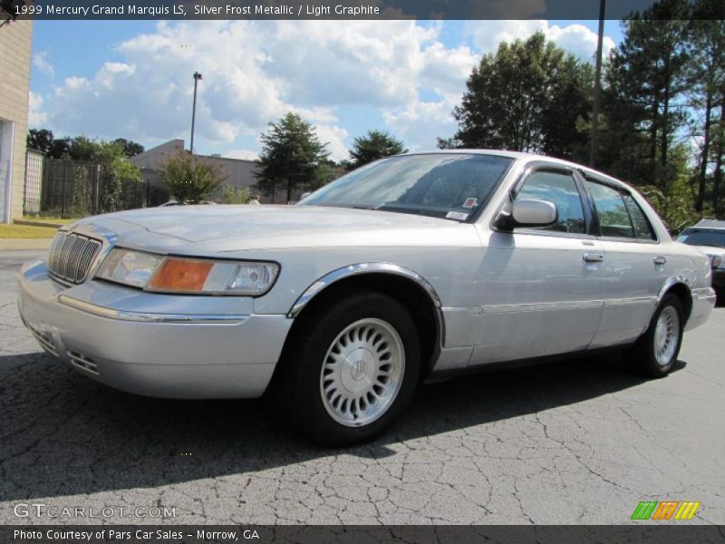 Silver Frost Metallic / Light Graphite 1999 Mercury Grand Marquis LS