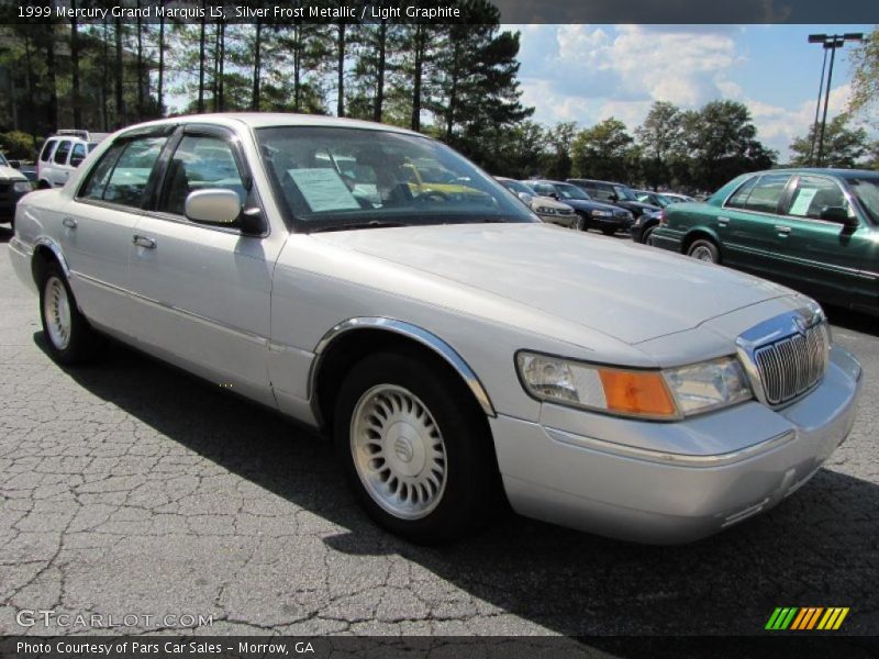 Silver Frost Metallic / Light Graphite 1999 Mercury Grand Marquis LS