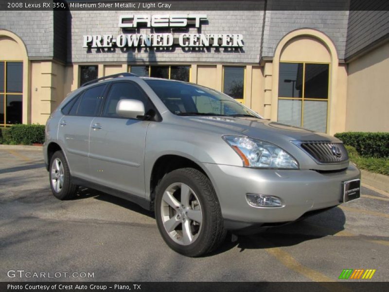 Millenium Silver Metallic / Light Gray 2008 Lexus RX 350