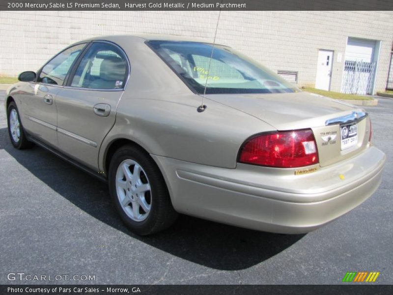 Harvest Gold Metallic / Medium Parchment 2000 Mercury Sable LS Premium Sedan