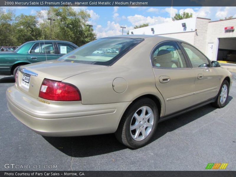 Harvest Gold Metallic / Medium Parchment 2000 Mercury Sable LS Premium Sedan