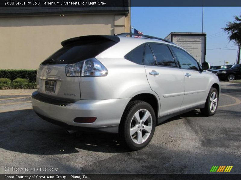 Millenium Silver Metallic / Light Gray 2008 Lexus RX 350