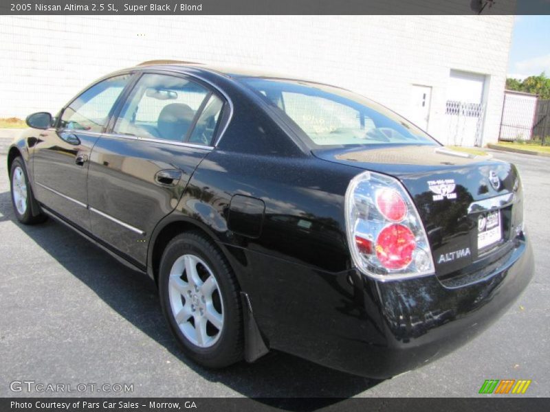 Super Black / Blond 2005 Nissan Altima 2.5 SL