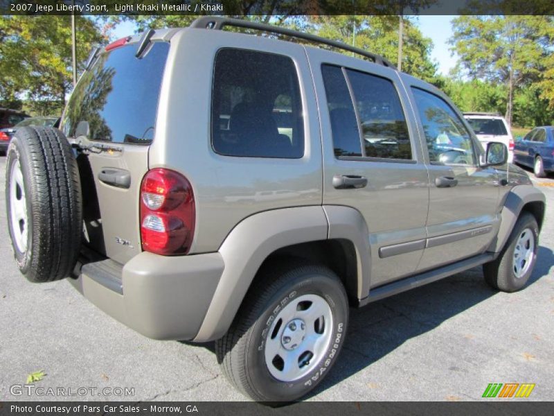 Light Khaki Metallic / Khaki 2007 Jeep Liberty Sport