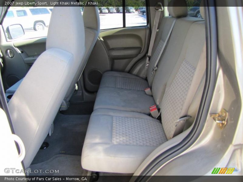 Light Khaki Metallic / Khaki 2007 Jeep Liberty Sport