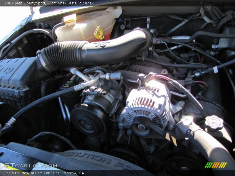 Light Khaki Metallic / Khaki 2007 Jeep Liberty Sport