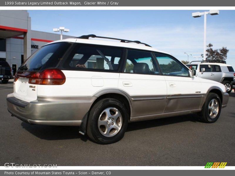 Glacier White / Gray 1999 Subaru Legacy Limited Outback Wagon