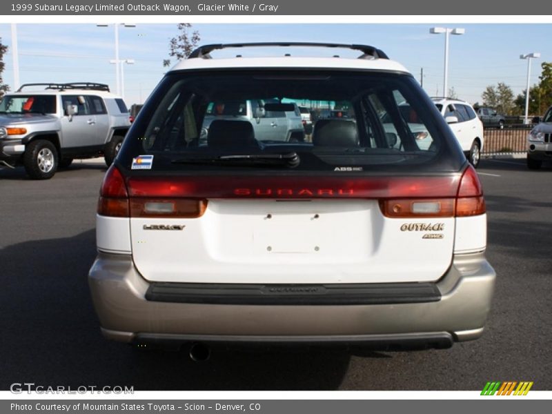 Glacier White / Gray 1999 Subaru Legacy Limited Outback Wagon