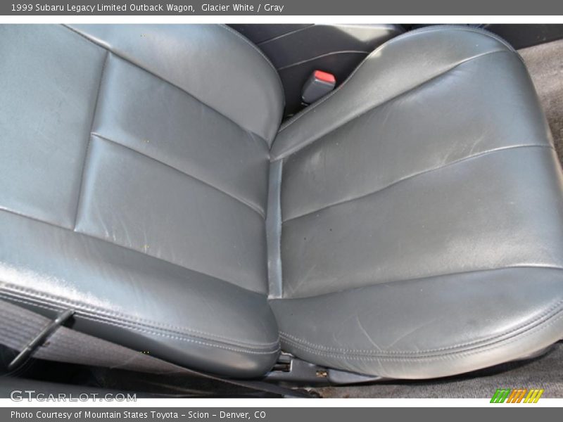 Glacier White / Gray 1999 Subaru Legacy Limited Outback Wagon
