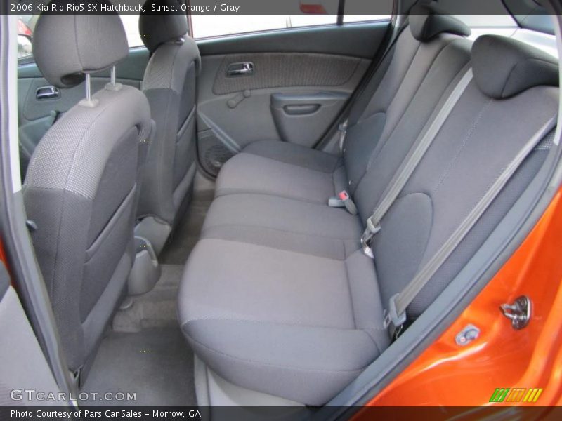 Sunset Orange / Gray 2006 Kia Rio Rio5 SX Hatchback