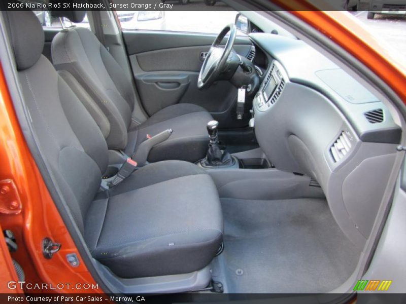  2006 Rio Rio5 SX Hatchback Gray Interior