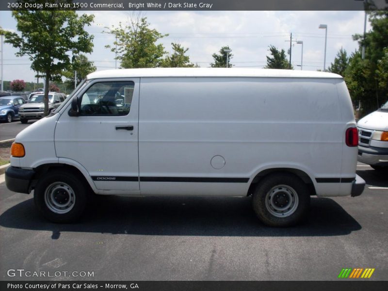 Bright White / Dark Slate Gray 2002 Dodge Ram Van 1500 Commercial