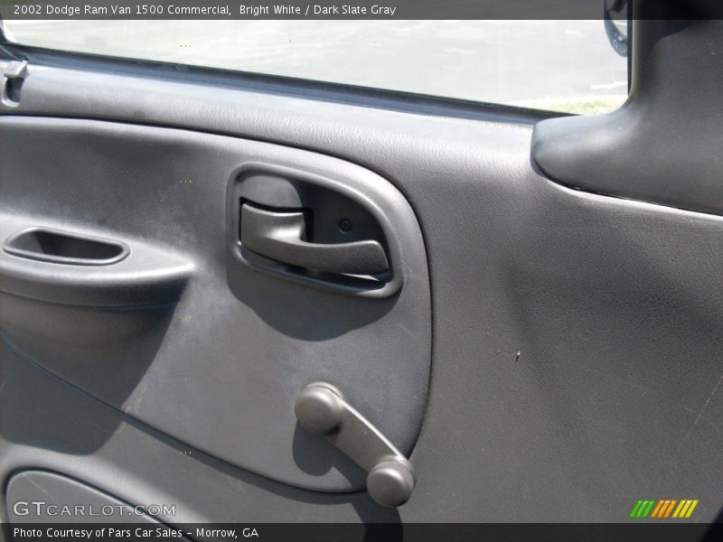 Bright White / Dark Slate Gray 2002 Dodge Ram Van 1500 Commercial