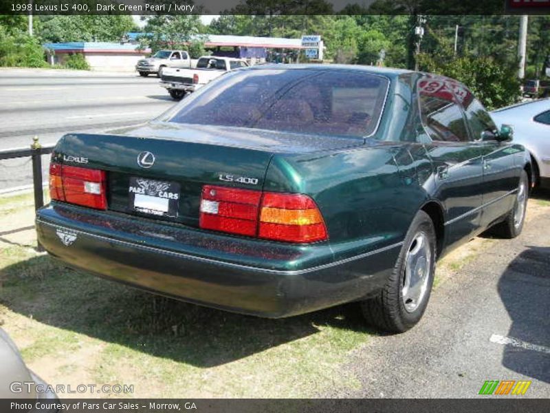 Dark Green Pearl / Ivory 1998 Lexus LS 400