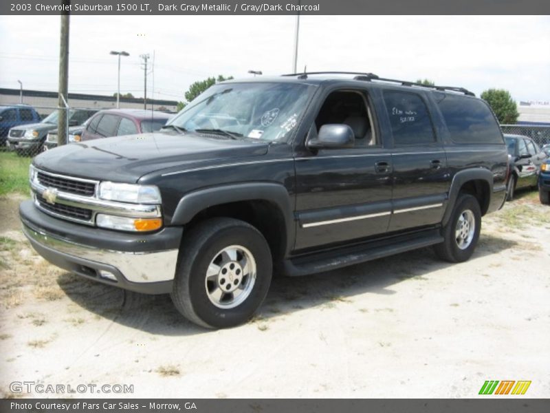 Dark Gray Metallic / Gray/Dark Charcoal 2003 Chevrolet Suburban 1500 LT