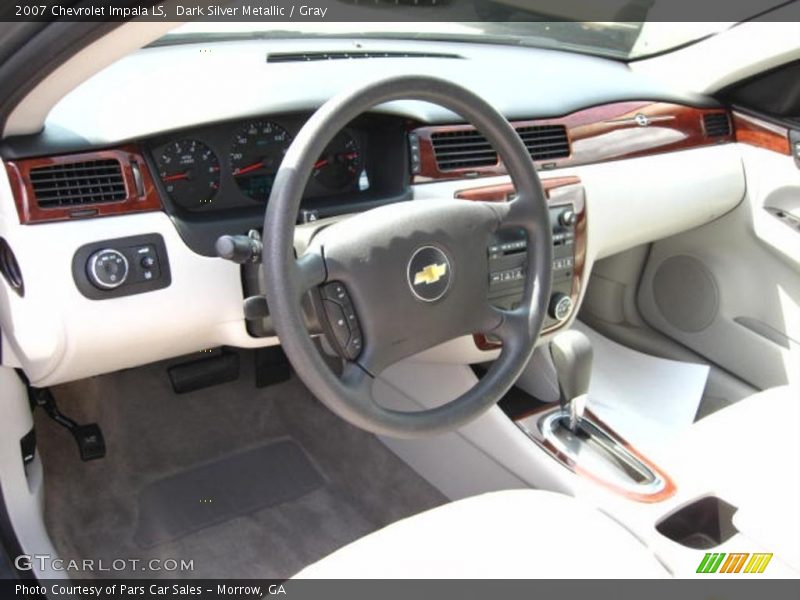 Dark Silver Metallic / Gray 2007 Chevrolet Impala LS