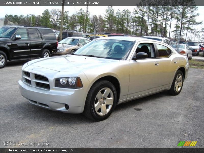 Bright Silver Metallic / Dark Slate Gray 2008 Dodge Charger SE