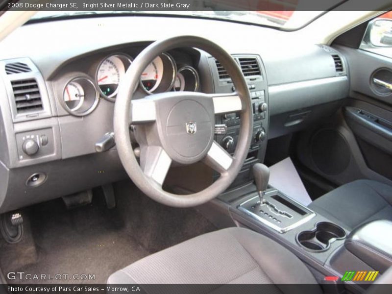Bright Silver Metallic / Dark Slate Gray 2008 Dodge Charger SE