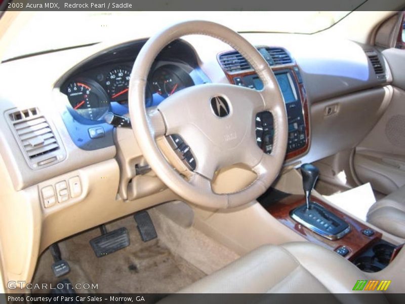 Dashboard of 2003 MDX 