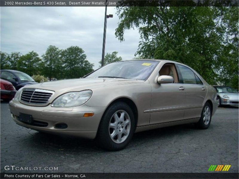 Desert Silver Metallic / Java 2002 Mercedes-Benz S 430 Sedan