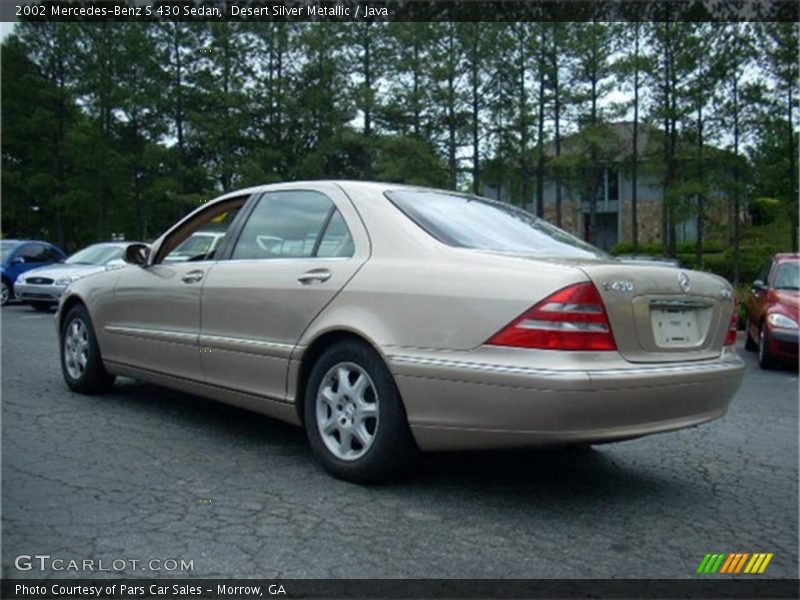 Desert Silver Metallic / Java 2002 Mercedes-Benz S 430 Sedan