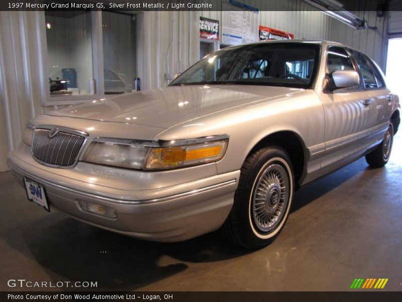Silver Frost Metallic / Light Graphite 1997 Mercury Grand Marquis GS