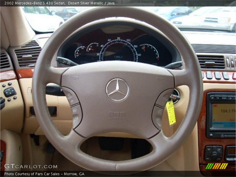 Desert Silver Metallic / Java 2002 Mercedes-Benz S 430 Sedan