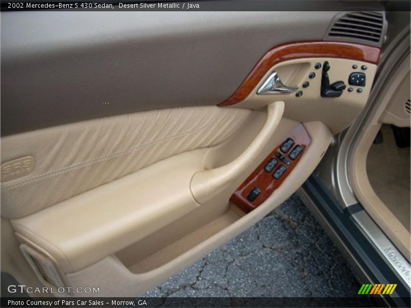 Desert Silver Metallic / Java 2002 Mercedes-Benz S 430 Sedan