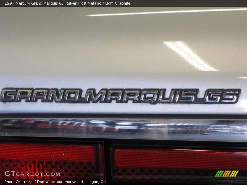 Silver Frost Metallic / Light Graphite 1997 Mercury Grand Marquis GS