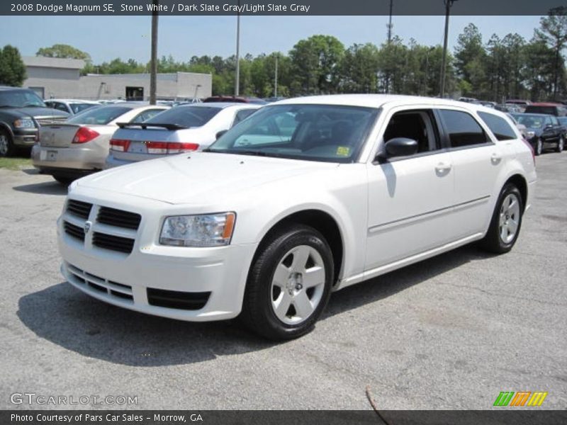 Stone White / Dark Slate Gray/Light Slate Gray 2008 Dodge Magnum SE
