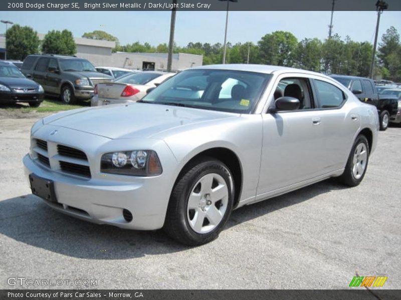Bright Silver Metallic / Dark/Light Slate Gray 2008 Dodge Charger SE
