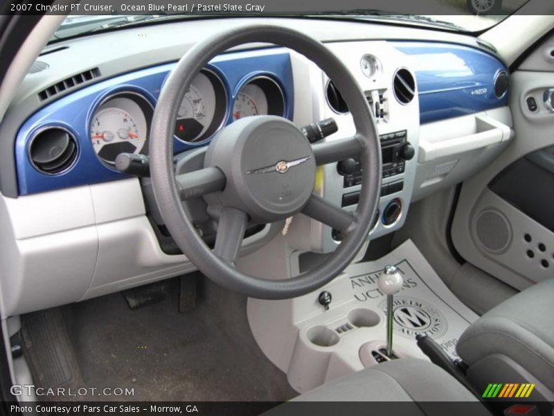 Ocean Blue Pearl / Pastel Slate Gray 2007 Chrysler PT Cruiser