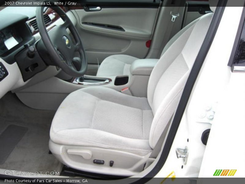 White / Gray 2007 Chevrolet Impala LS