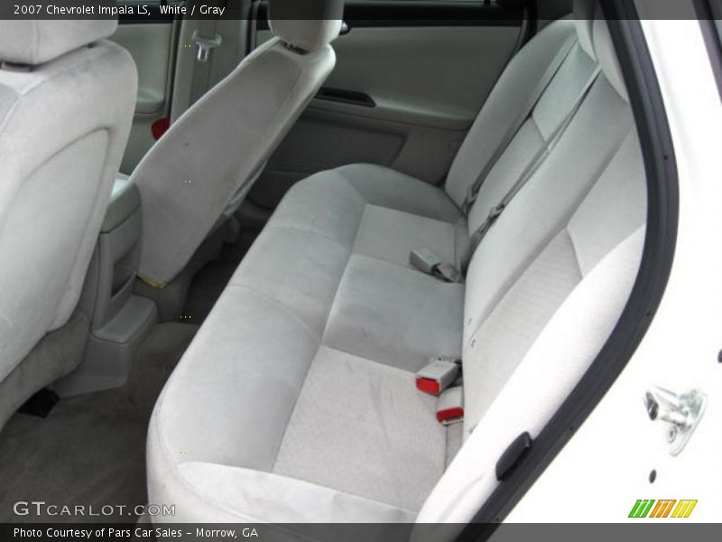 White / Gray 2007 Chevrolet Impala LS