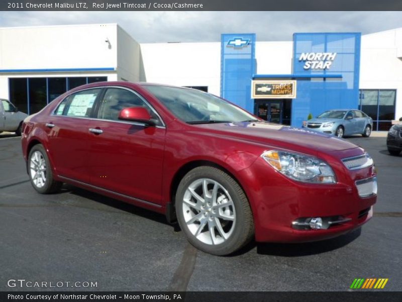 Red Jewel Tintcoat / Cocoa/Cashmere 2011 Chevrolet Malibu LTZ