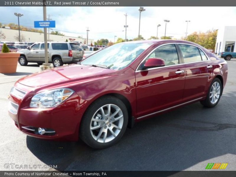 Red Jewel Tintcoat / Cocoa/Cashmere 2011 Chevrolet Malibu LTZ