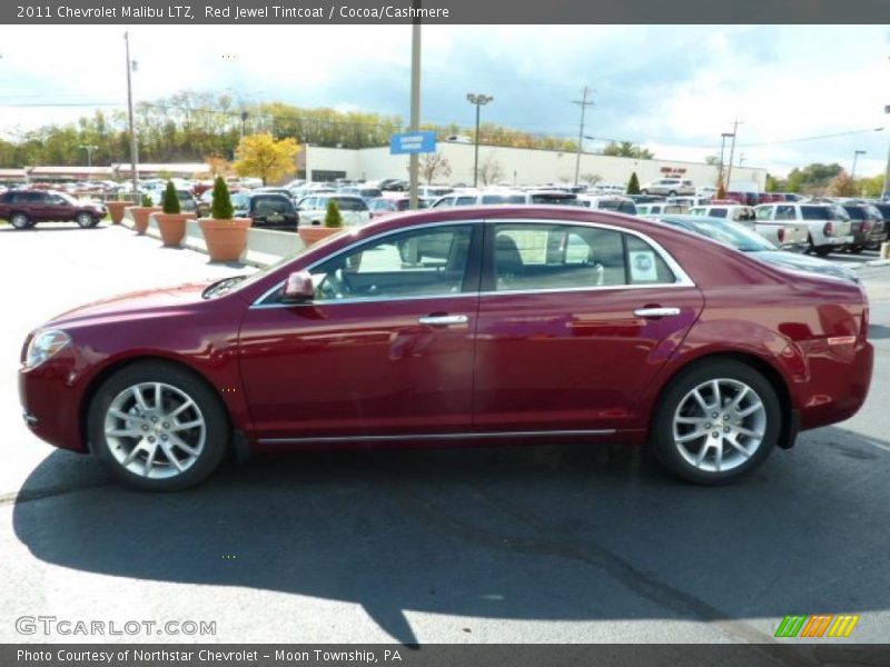 Red Jewel Tintcoat / Cocoa/Cashmere 2011 Chevrolet Malibu LTZ