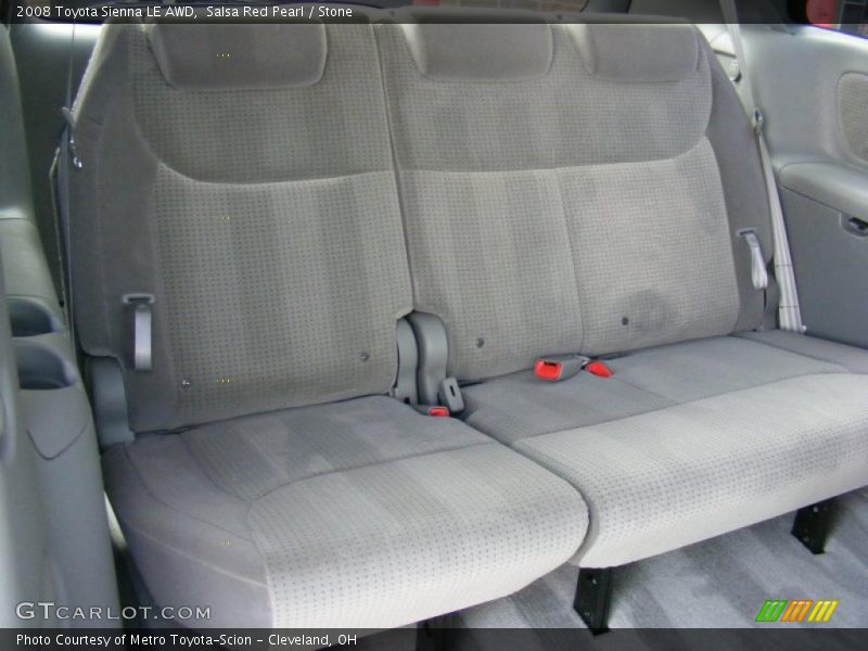 Salsa Red Pearl / Stone 2008 Toyota Sienna LE AWD