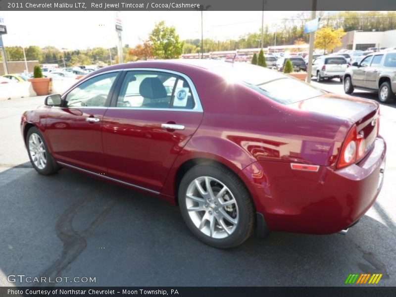 Red Jewel Tintcoat / Cocoa/Cashmere 2011 Chevrolet Malibu LTZ