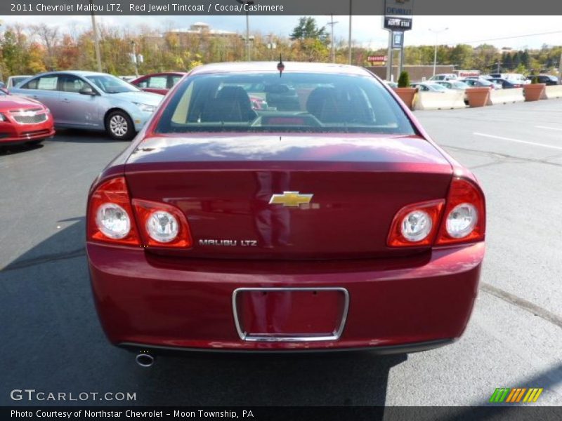 Red Jewel Tintcoat / Cocoa/Cashmere 2011 Chevrolet Malibu LTZ