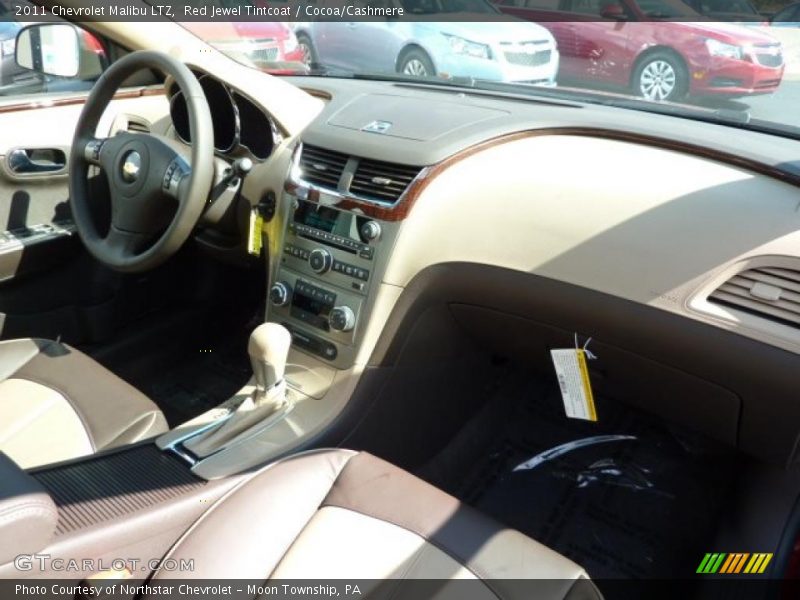 Red Jewel Tintcoat / Cocoa/Cashmere 2011 Chevrolet Malibu LTZ